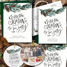 Tis The Season To Be Jolly   Watercolor Pine Cone