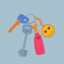 UNIQUE AND TRENDY COLORFUL KEYCHAINS COLLECTION