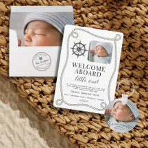 Nautical Birth Announcement