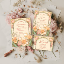 Peach Tulip Quinceañera Celebration