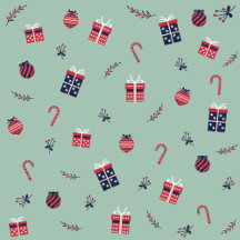 Christmas Presents Ornaments Pattern