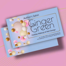 Pink Blue Gold Balloons