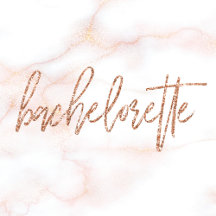 Rose Gold Bachelorette Party Invitations