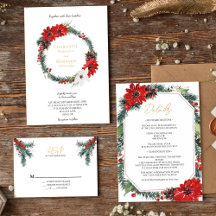 Simple Classic Christmas Wedding Collection