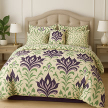 Ornamental Lily Motif Pattern