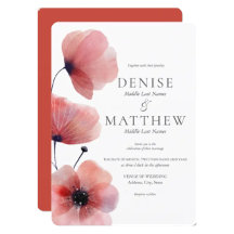 Tissue Paper Poppies Wedding Collection