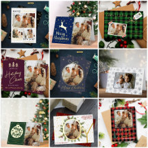 Real Foil Pressed Christmas Cards