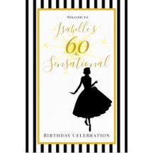 60 & Sensational Black Gold Birthday Collection
