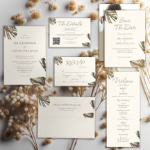 Elegant Simple Botanical Gold Monstera Suite