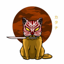 Samurai Cat T-Shirts