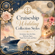 Luxe Cruise Wedding Collection Floral Voyage suite