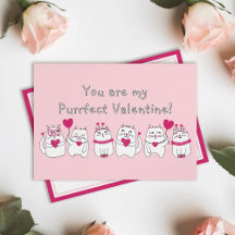 Cat Lovers Purrfect Valentine 
