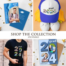 Graduate Modern Stylish Class Of 2024 Graduation