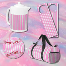 Neon Pink Stripes with 3D Effect