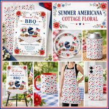Summer Americana Cottage Floral