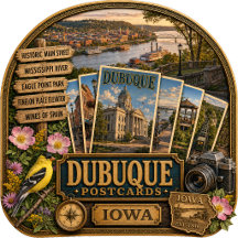 Dubuque Iowa Postcards/Gifts