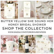 Butter Yellow She Sound Her Honey Bridal Shower 