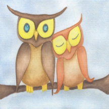 Beautiful Watercolor Owl Lovers Collection