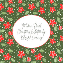 Modern Floral Christmas Collection