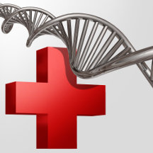 Professional Medical Science DNA Strand Cross