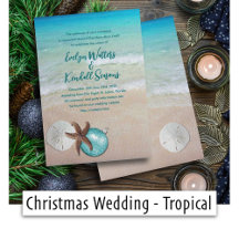 Wedding, Christmas Beach Themes