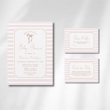 Romantic Blush Striped