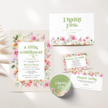 A little wildflower summer meadow baby shower