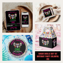 Sugar Skulls Day – 1st Birthday Party Collection