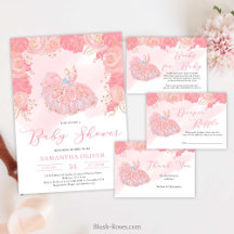 43 Rose gold tutu dress Baby Shower Set