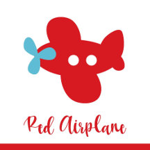 Airplane (Blue & Red)