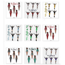 Majorette / Dancer Quick Change Stickers
