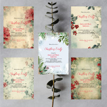 Modern Christmas Invitations