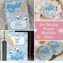 Ice Skating Winter Birthday Party