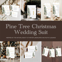 Pine Tree Christmas Wedding Collection