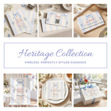 Red White and I Do Blue Bow Stationery Set