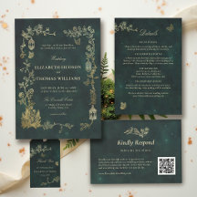 Fairycore Woodland Emerald Green Magical Wedding