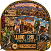 Albuquerque New Mexico Postcards/Gifts