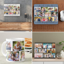 Photo Collage with Masonry Grid Design