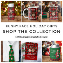 Personalized Funny Photo Face Christmas Gifts