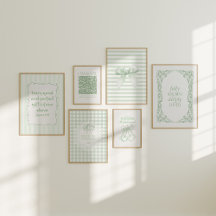 Girly Religious Christian Wall Art Collection