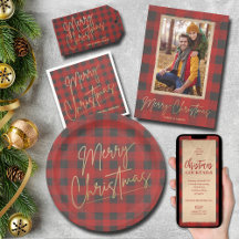 CHRISTMAS RED BUFFALO CHECK COLLECTION