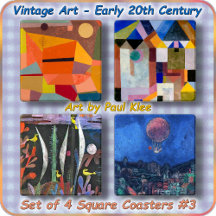 COASTERS - Themed Sets of 4 - Square (Some Round)