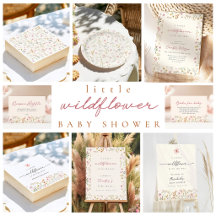 Boho Wildflower Baby Shower