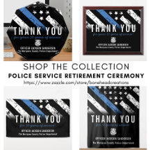 Police Years of Service Retirement Ceremony