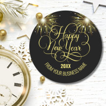 Black And Gold Happy new year