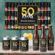 Rocks 50 Rock and Roll 50th Birthday Party