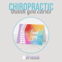 Chiropractic Thank You For Your Referral Cards
