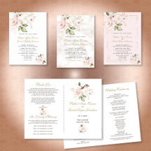 Blush Gold Floral Collection