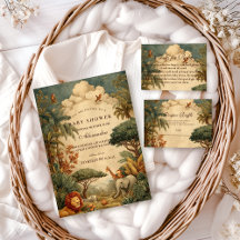 Safari Foliage & Friends Baby Shower