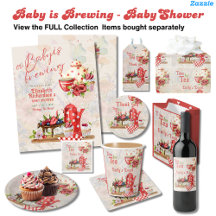 Baby is Brewing Vintage Tea Party Suite